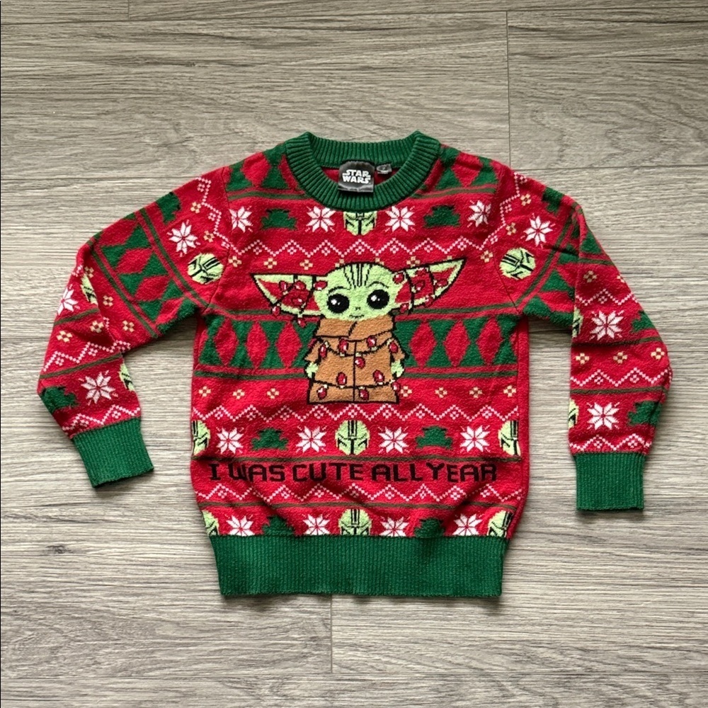 Star Wars Green and Red Sweater